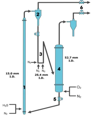 Fig. 1. Schematics of lab-scale high pressure and high temperature desulfurization unit
