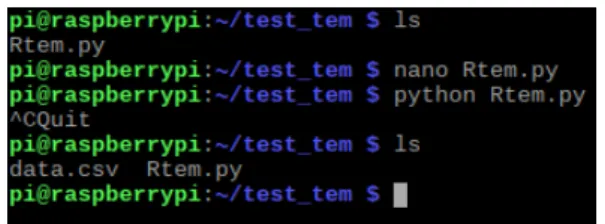 그림 5. RaspBerry Pi의 Flume 설정 명령어 Fig. 5. Flume setting command of RaspBerry Pi