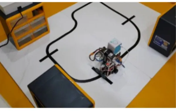 Fig. 1. Model of real-time automatic inventory  management based on Autonomous mobile  module