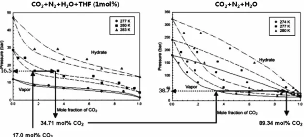 Fig. 5. CO 2  hydrate phase equilibrium[7].