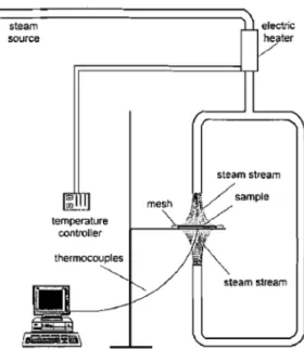 Fig. 14. Schematic diagram of a impingement jet steam dryer [54].