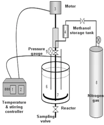 Fig. 2. Pressurized batch reactor.