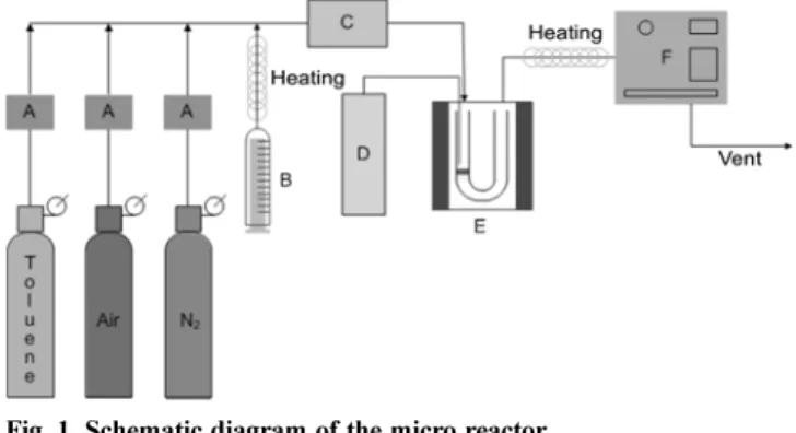 Fig. 1. Schematic diagram of the micro reactor.
