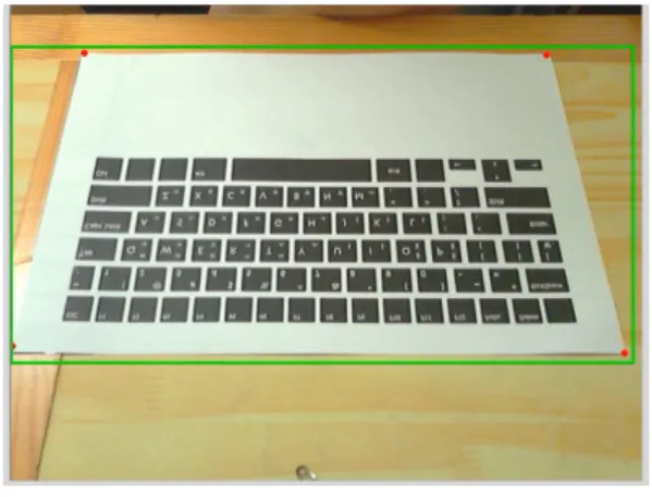 Fig. 4. Process to recognize key typing