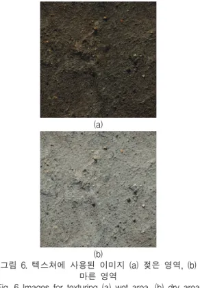 그림  5.  이미지의  가중치  설정  파라미터 Fig.  5  Parameters  for  weights  of  image 3.3  텍스쳐  입히기 높이  맵이  완성된  지형에  갯벌  표면을  표현할  수  있는  이미지를  이용하여  가상공간에  컬러를  입힌다