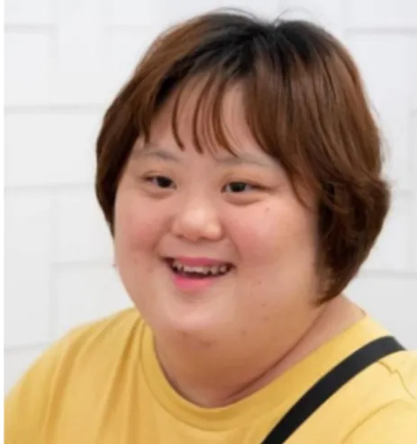 Fig. 1. Ms. Sun Hyung who has Down Syndrome. 