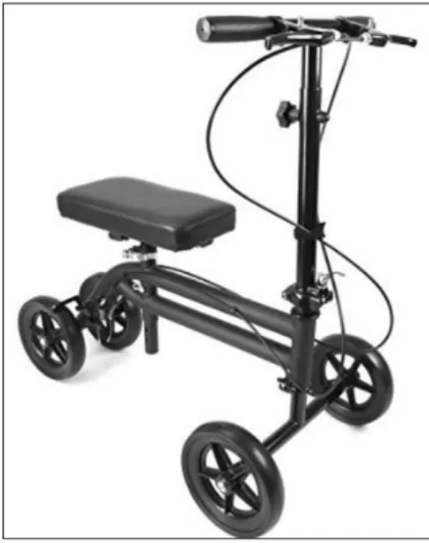 Figure 1. The image of knee walker. 