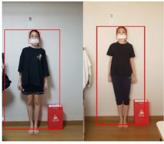 Fig.  2  Used  object(to  compare)  and the  result  of  object  detection