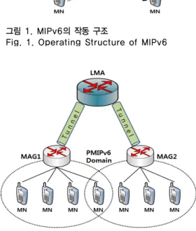 Fig. 1. Operating Structure of MIPv6