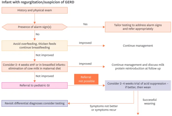 Fig. 1. Management of regurgitation. 