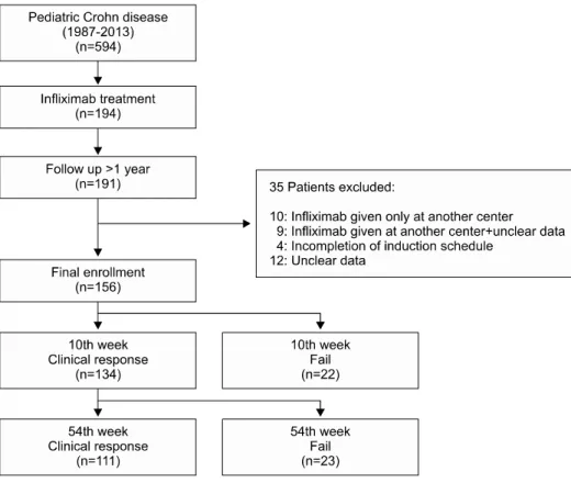 Fig. 1.  Flow diagram of  enrolled patients. 
