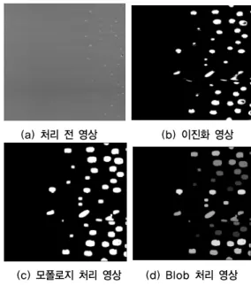 Fig. 10. Blob detection processing 