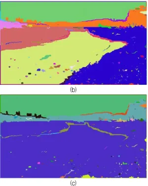 그림  4.  벌교천  영상의  관심  영역 Fig.  4  Region  of  Interest  of  bulgyo  river  image 관심  영역에  대해서  최소  신장트리  알고리즘을  적 용하여  영상을  분할한다