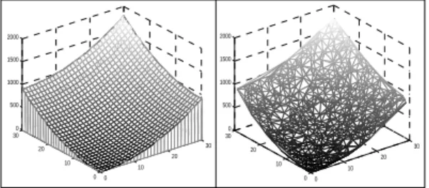 Fig. 5. The Example of the Surface Shape in the  case of the Erratic Surface Shape (F 3 )