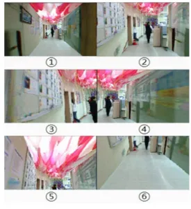 그림 5. 벽면 텍스처 매핑 Fig. 5. Wall texture mapping