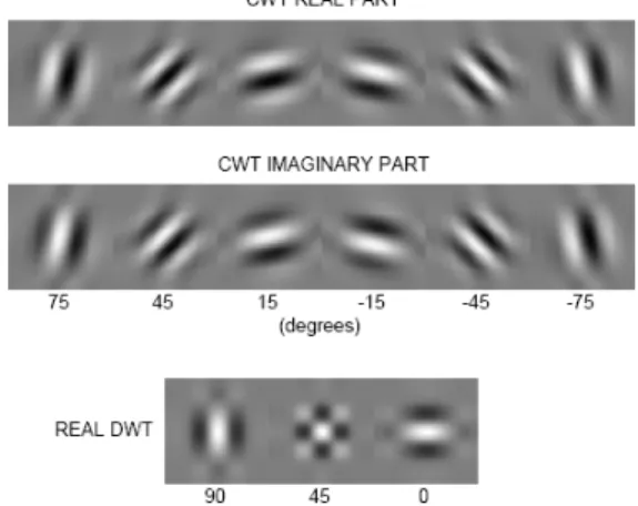 Fig.  10.  Shift-invariance  of  dual  tree  wavelet  transform and discrete wavelet transform 