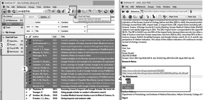 Fig. 6. The New Reference menu is useful for entering  literature that cannot be collected from the network.