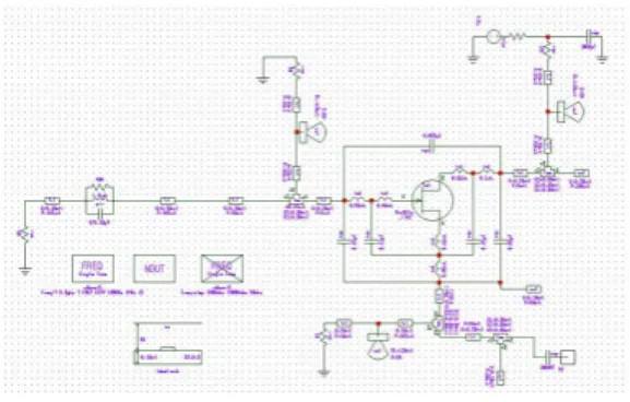 그림 7. PLDRO 시뮬레이션 회로 Fig. 7 Simulation circuit of PLDRO