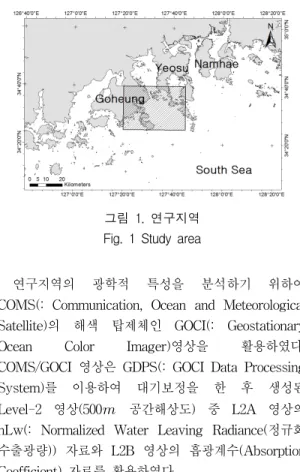 그림  1.  연구지역 Fig.  1  Study  area