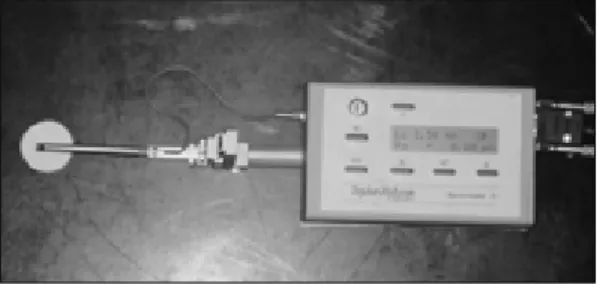 Fig. 2. Measurement of surface roughness.