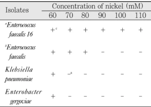 Fig. 3. The cell growth curve of Enterococcus faecalis in LB Media