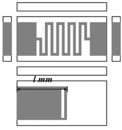 그림  3.  Meander  라인  구조 Fig.  3  Meander  Line  Structure