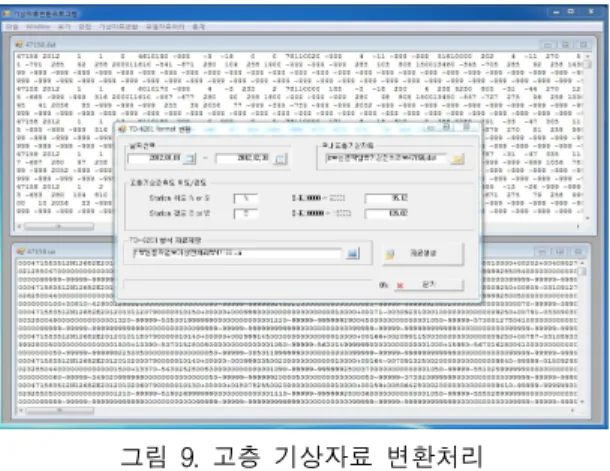 그림  7.  프로그램의  메인화면 Fig.  7  Main  screen  of  program