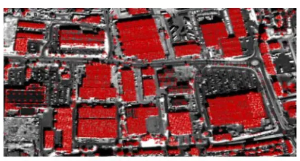 Fig.  8  3D  City  perspective  image  by  Airborne  LiDAR Ⅲ.  기존방법과의  비교와  차이 3차원의  도시공간을  구성하기  위하여는  실제로  지형측량과  컴퓨터  지원  설계  프로그램을  이용하 여  대부분  수작업에  의하여  하나하나  위치정보를  수집하고  입력변환하여  작성되어져야  한다