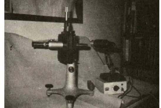 Fig.  1  :  Superior  view  of  cast  metal  framework,with lingual markers labelled A to F.