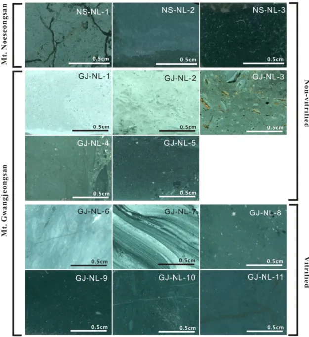 Fig. 4. Classification of Noerok samples according to its color.