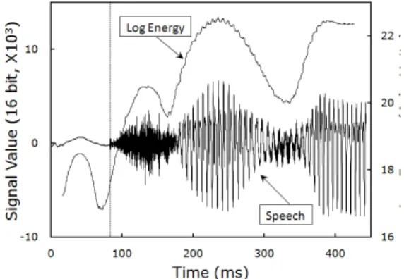 Figure  1  shows  a  partial  waveform  of  a  speech  pronounced  by  a  male  speaker
