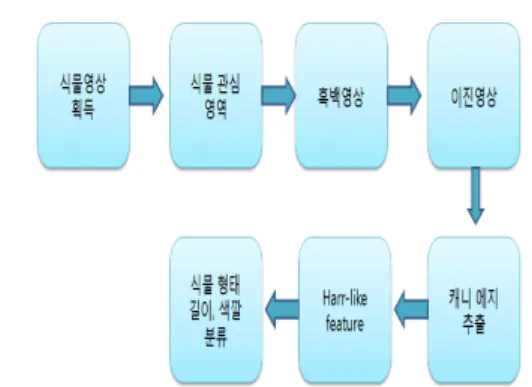 그림  1.  제안한  식물  주기별  생장  인식  프로세스 Fig.  1  Plant  cycle-specific  growth  recognition  process 