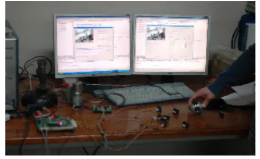 Fig.  11  Result  of  server-client  remote  control  with  loop  back  IP(127.0.0.1) 