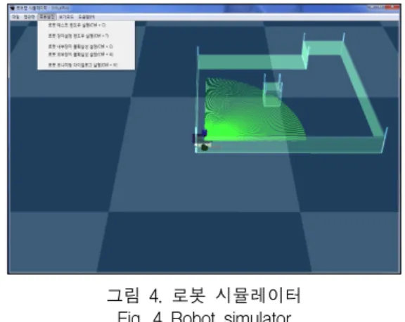 그림  5.  로봇  제어  다이얼로그 Fig.  5  Robot  control  dialog