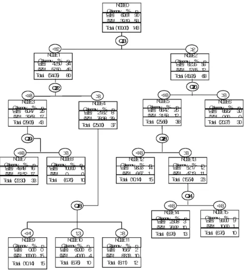 Fig. 8. Pathogenesis classification of DamEum and ChilJeong using Decision Tree