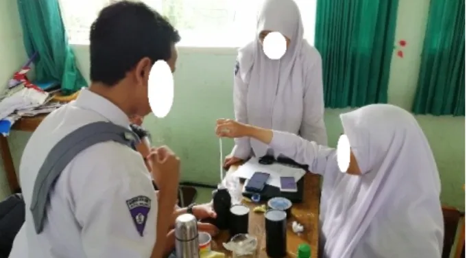Fig. 1. (Color online) Heat Loss Test for The Students’