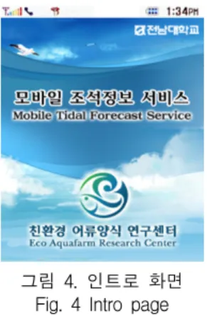 표  1.  조석  정보 Table  1.  Tide  information