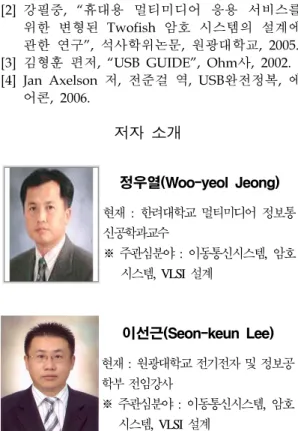 그림  8.  암/복호화  제어부 Fig.  8  Encoding/Decoding  control  block