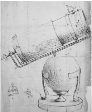 Fig. 6. Newton’ s figure of his reflecting telescope [32].
