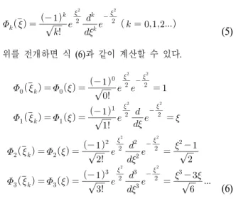 Table  1.  Correlation  between  random  variable  and  polynomial  function.