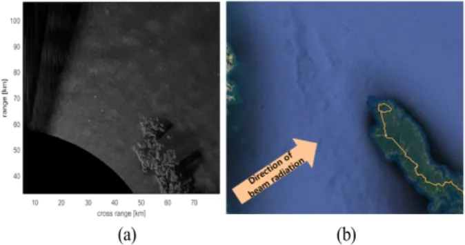 Fig.  6.  Comparison  1  between  the  obtained  DBS  image  and  the  aerial  photograph.