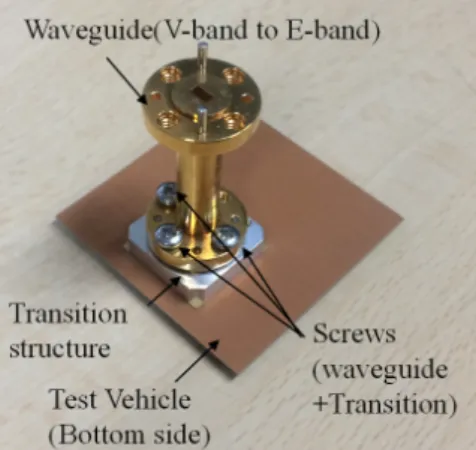그림  5.  안테나 측정을 위한 설정(뒷면) Fig.  5.  Setup  for  antenna  measurement(bottom).