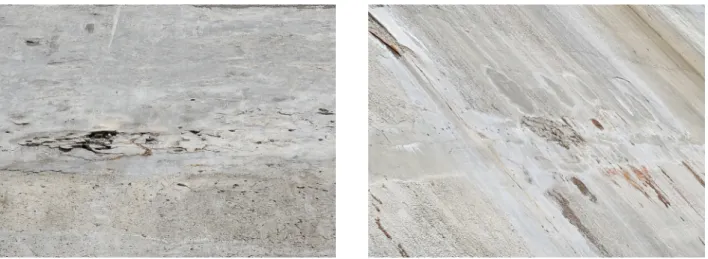 Fig.  1.  Section  deteriorated  by  grouting  downstream  of  Bohyunsan  Dam