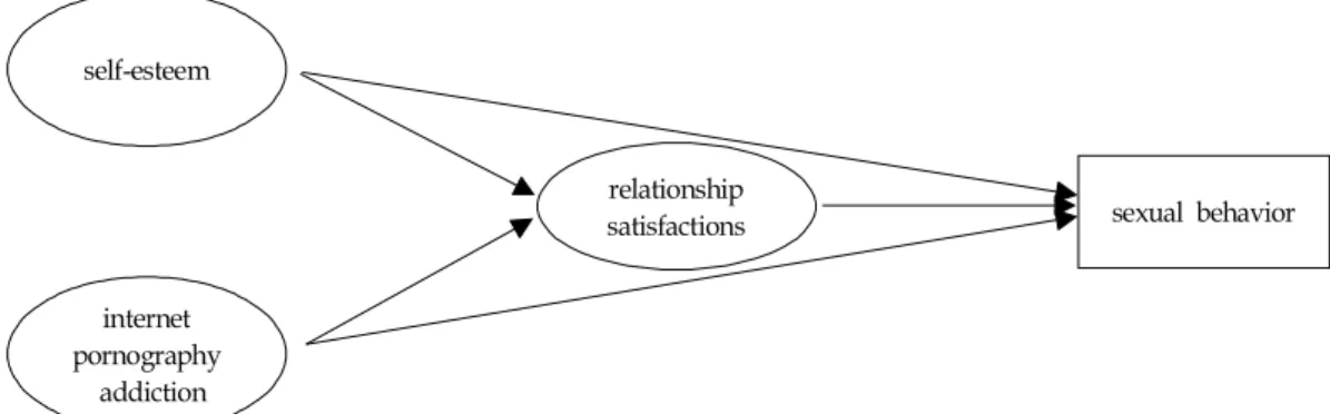 Figure  1.  Research  ModelI.  서 론청년기에 속하는 대학생은 청소년기에서 성인기로의 과도기적 상태로서,  입시위주 교육에서 벗어나 이성관계가 자유로워지는 시기이다