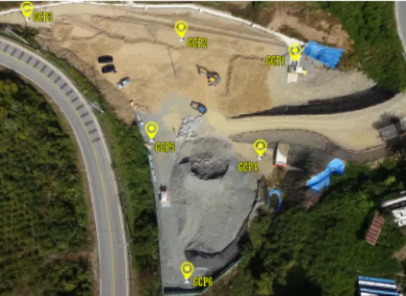 Table 1. Ground control point survey result from GPS Coordinate system Korea 2000/Central belt 2010