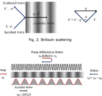 Fig. 2. Brillouin scattering