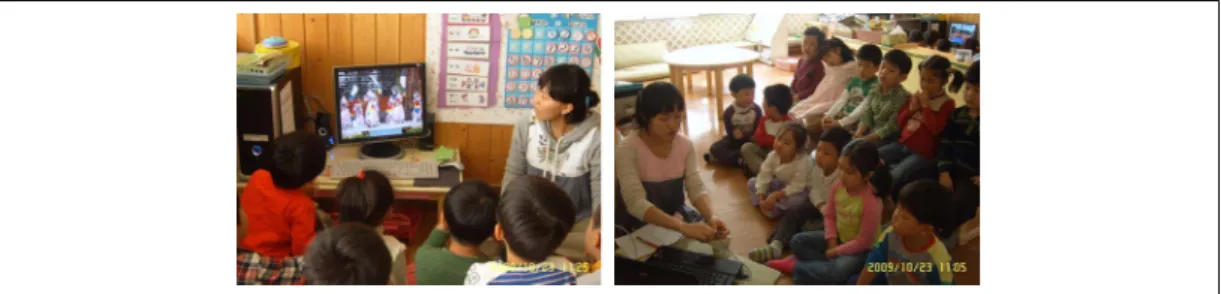 Fig. 1. Applying cooperation teaching in class
