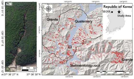 Fig. 3. Location of the study area (Kim et al., 2015b)an arbitrary depth, Z, by: