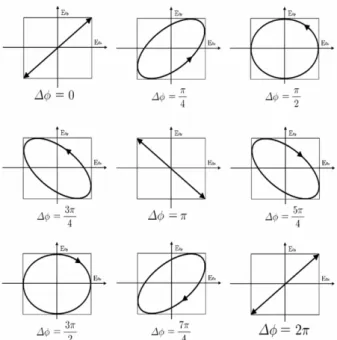 Fig. 1. Various polarization configurations.