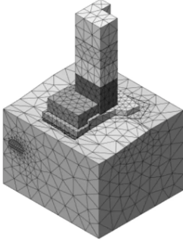 Fig. 3. Simulated model in MIDAS/GTS